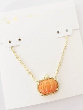 Kendra Scott Pumpkin Necklace